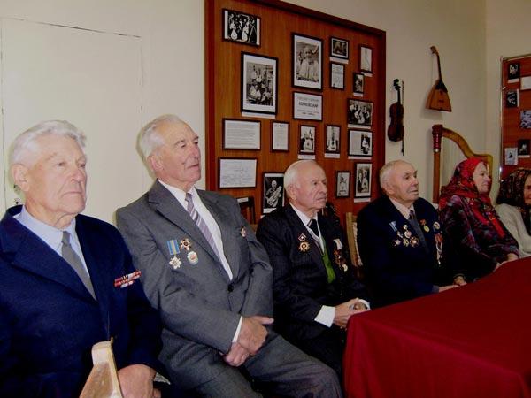 Зустріч ветеранів Великої Вітчизняної війни у районному історичному музеї